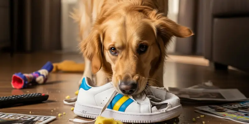 Destructive Chewing in dogs — common behavior issue addressed by Woof Dogs trainers in South Florida